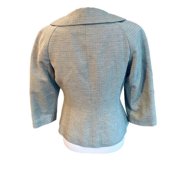 Badgley Mischka Tan  Metallic Jacket Sz 6 - Picture 10 of 11